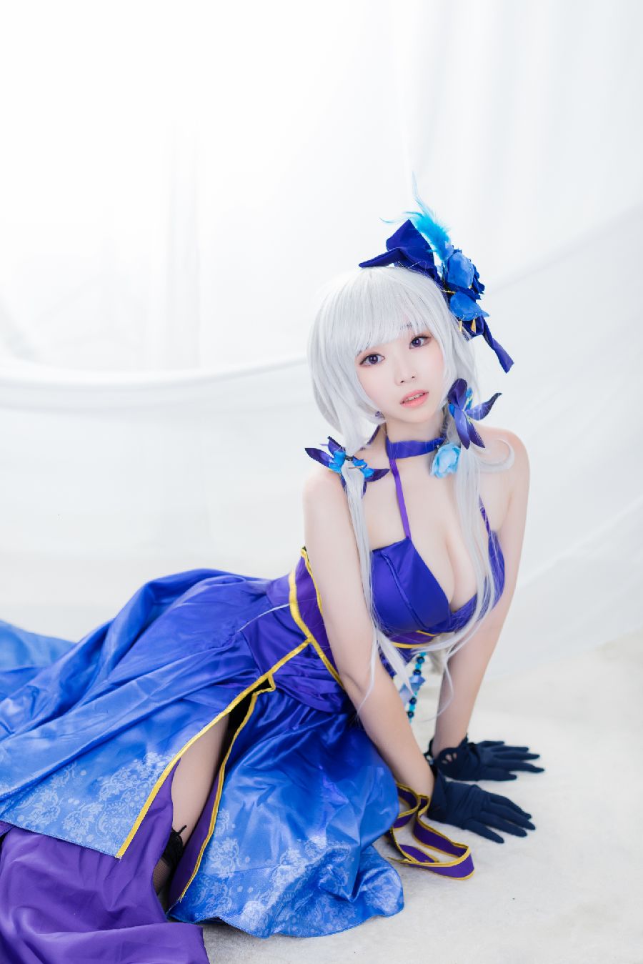 [ARTGRAVIA] 韩国妹子 BamBi写真 – Azur Lane – Illustrious (Never-Ending Tea Party ver.) [42P]-美图馆