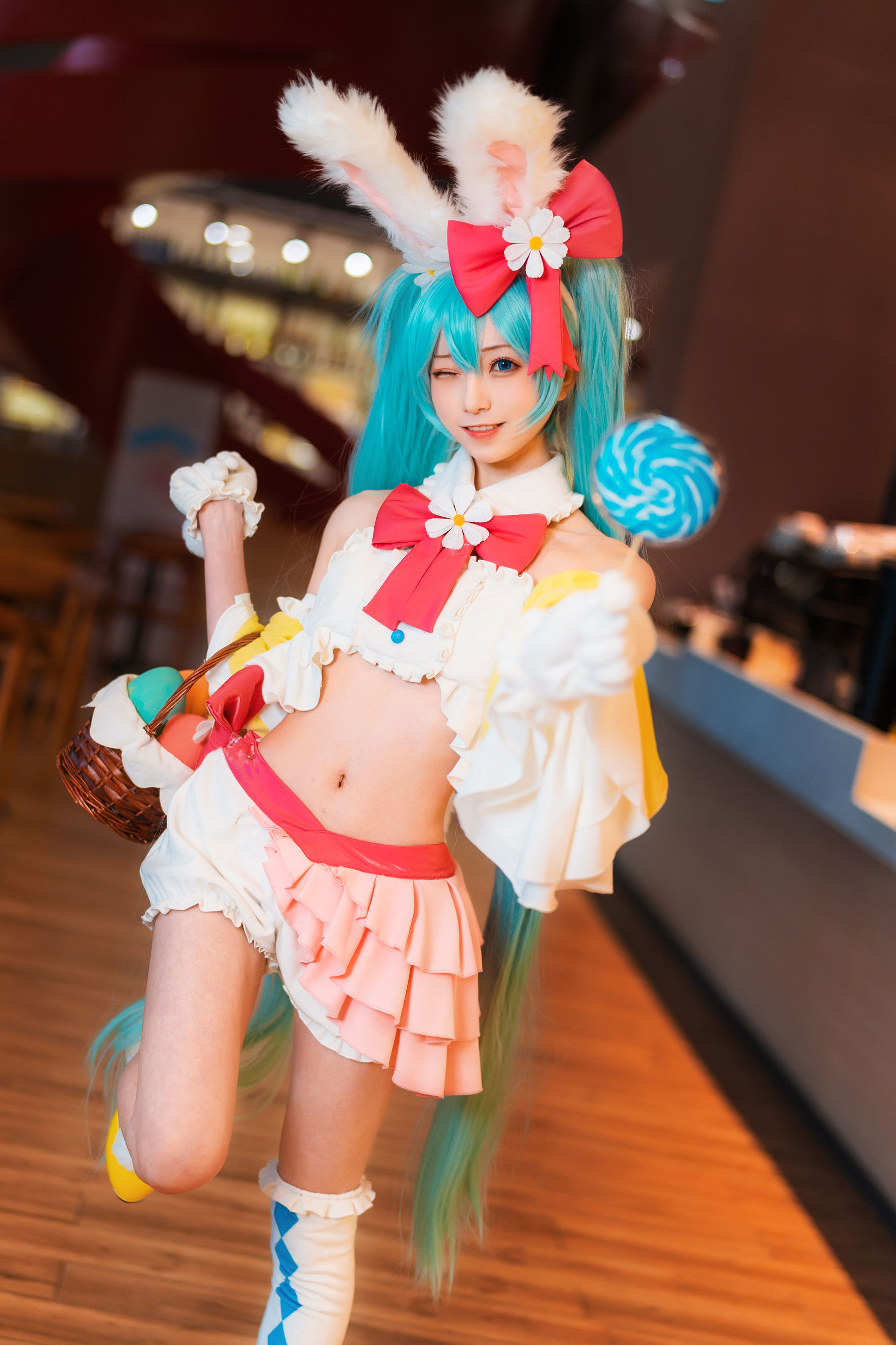 动漫博主Kitaro_绮太郎 – 初音兔女郎 [9P]插图5