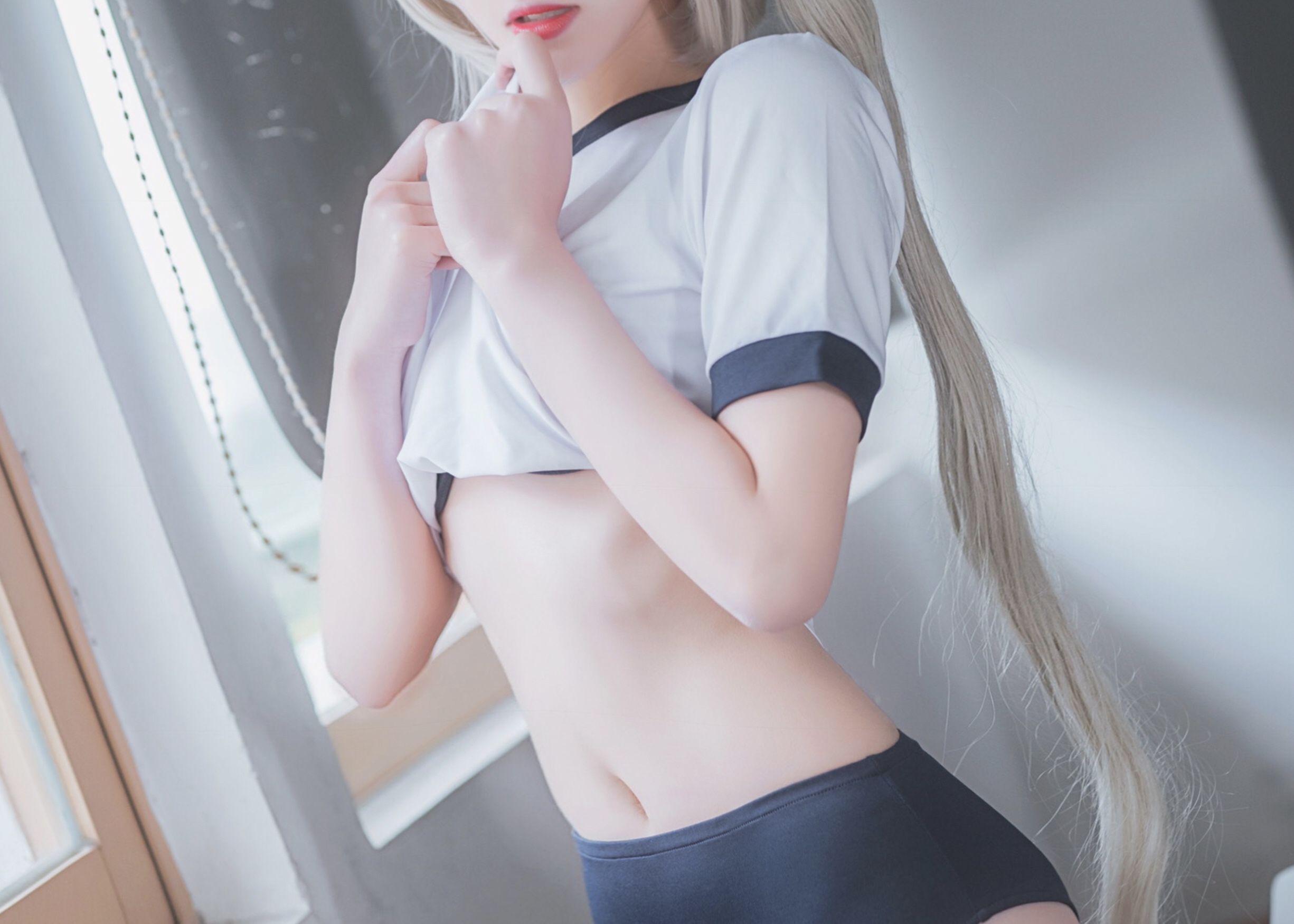 动漫博主南桃Momoko 春日野穹体操服 [28P]插图3