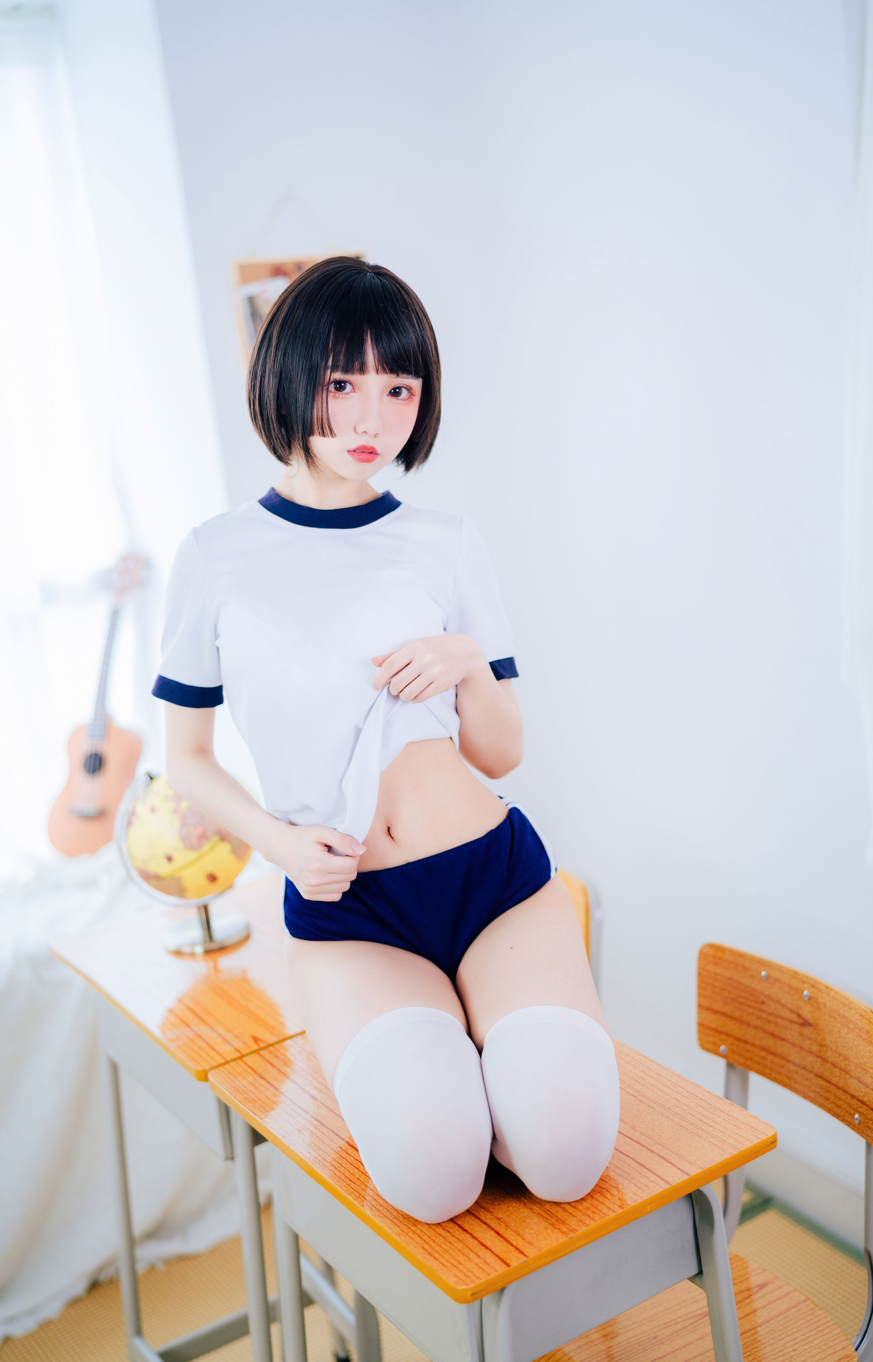 动漫博主果咩酱w – 体操服 [19P]-美图馆