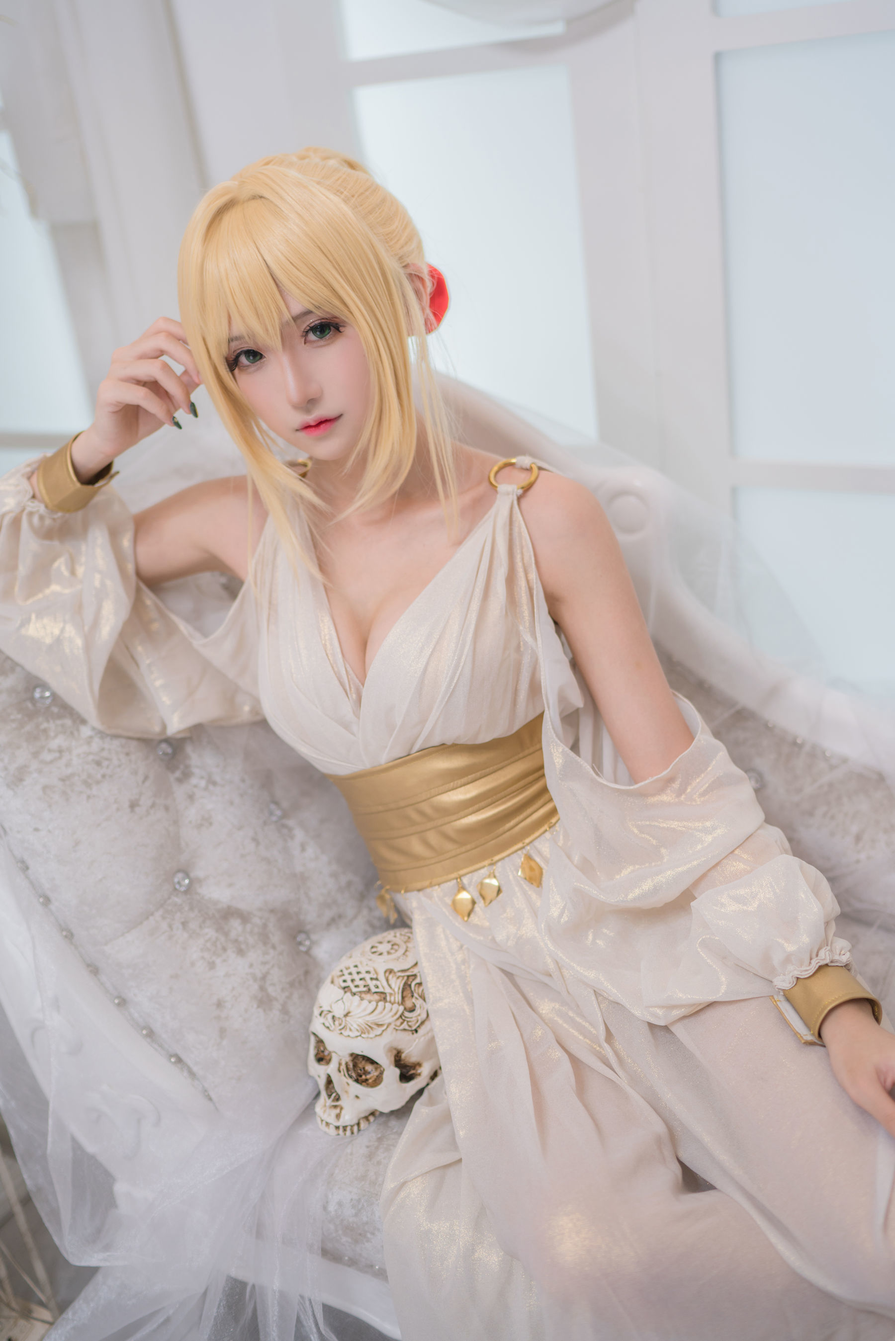 [萝莉COS] 腐团儿Ikaros – 玛修+尼禄 [9P]插图2