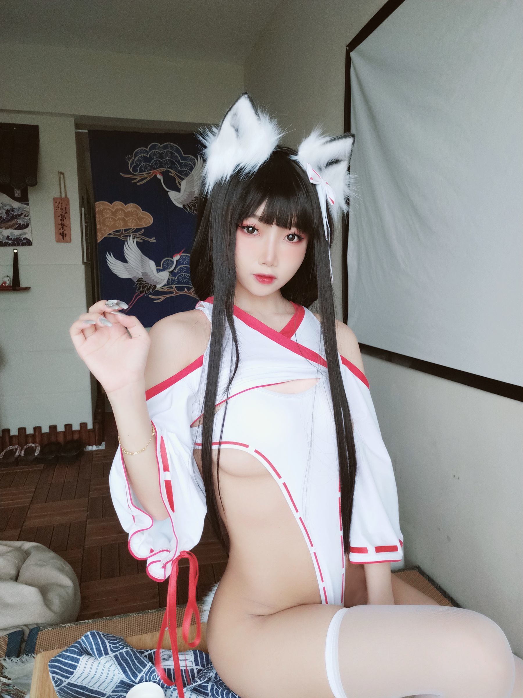 白嫩美少女鬼畜瑶 – 狐耳女巫 [31P]-美图馆