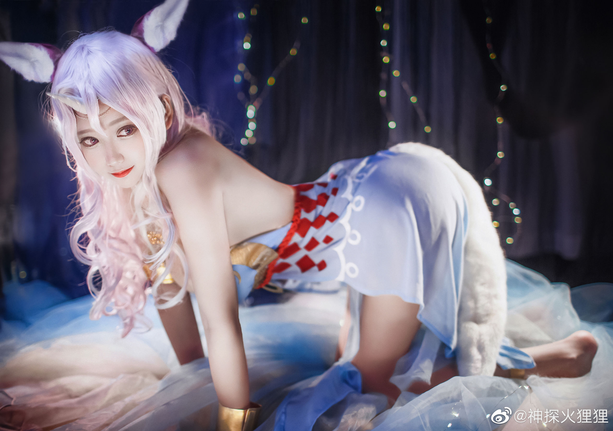 [Cosplay写真] 动漫博主神探火狸狸 – 诺拉・沐恩 睡衣 (双生视界) [9P]插图5