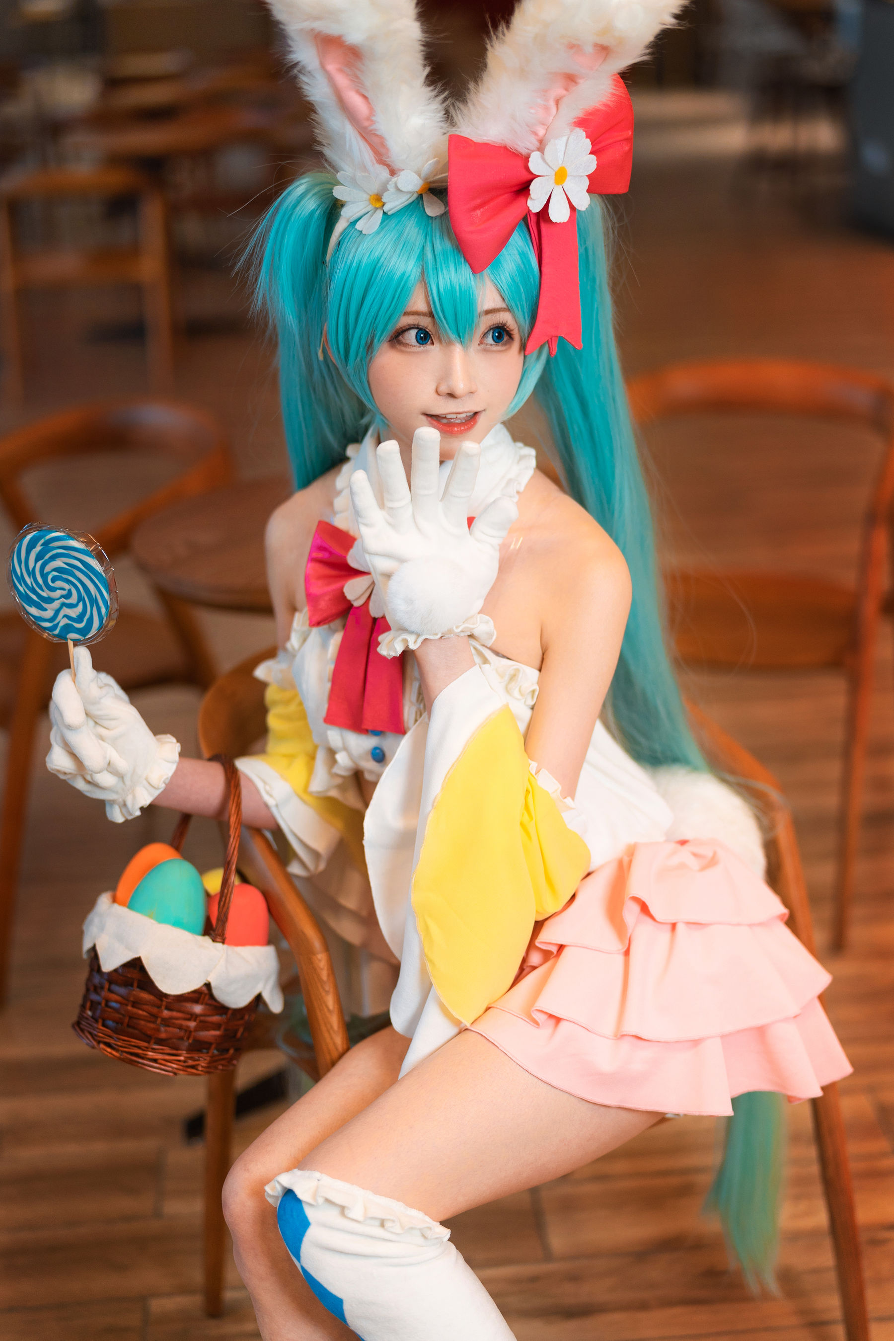 动漫博主Kitaro_绮太郎 – 初音兔女郎 [9P]插图2