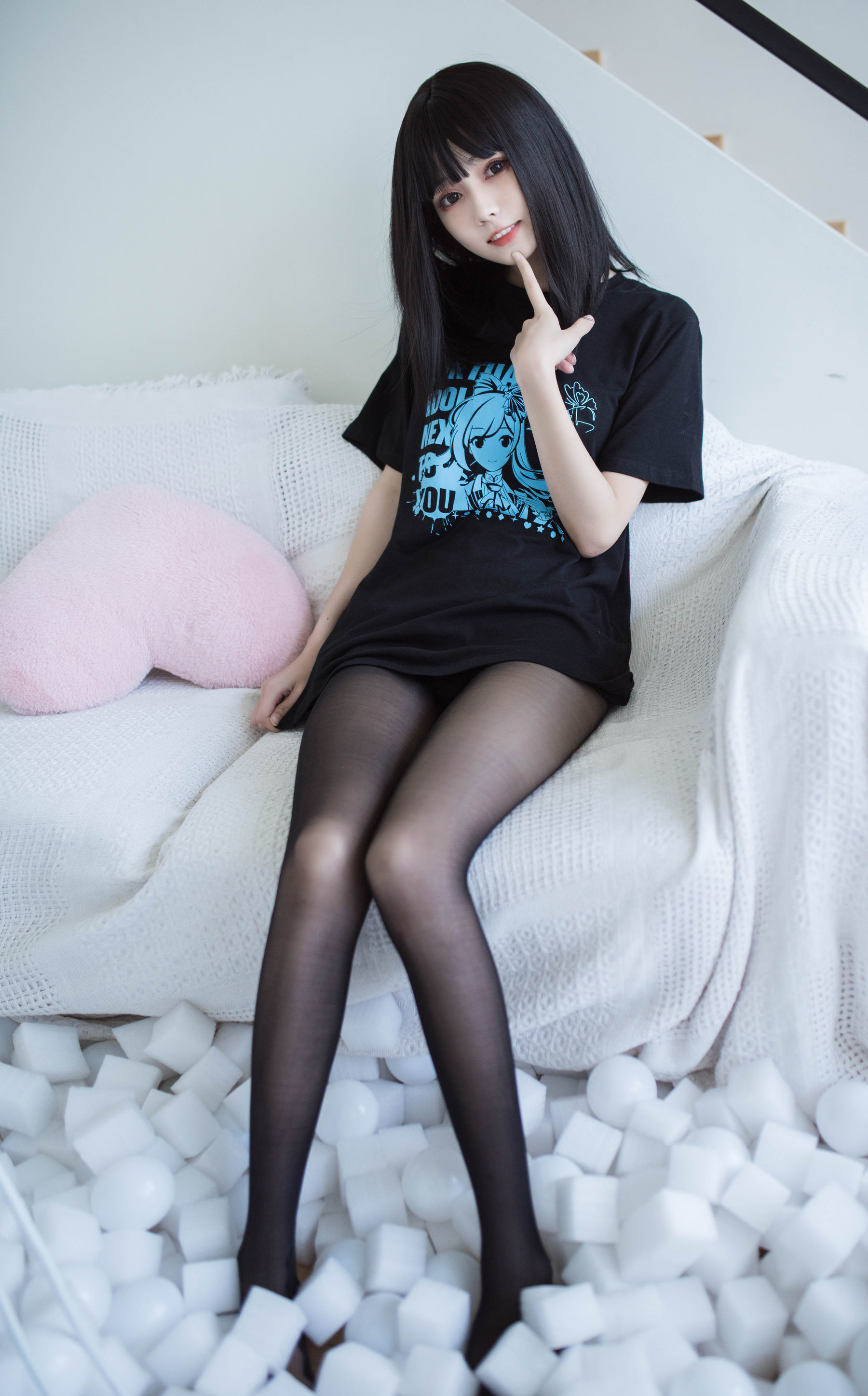 [萝莉COS] 小妖精你的负卿 – 居家私服+穹妹女仆 [17P]插图6