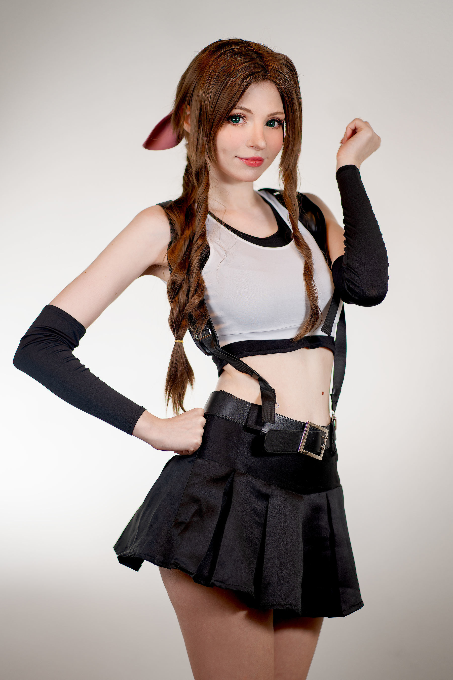 Peach milky – Aerith Tifa Swap [66P]-美图馆