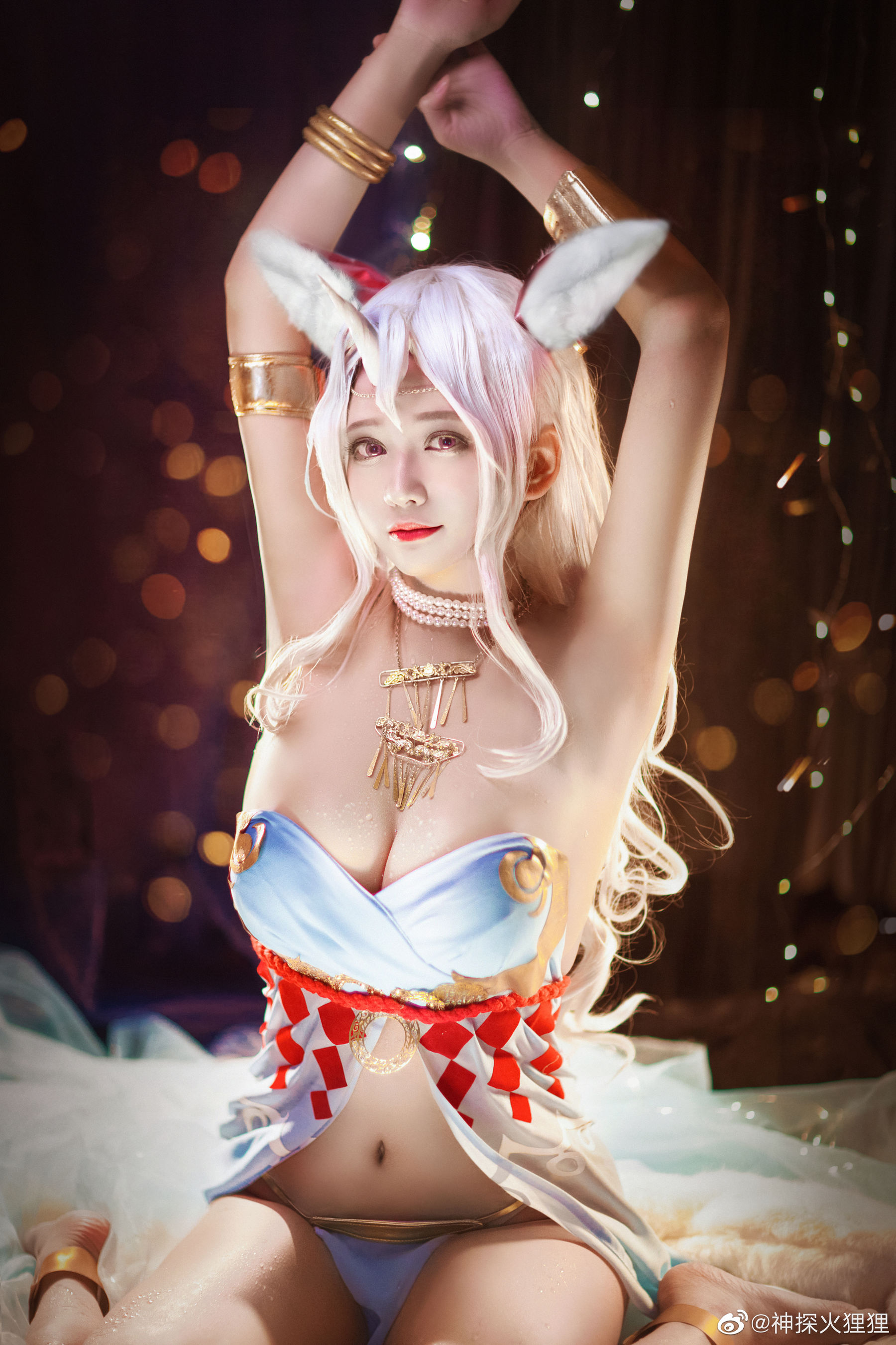 [Cosplay写真] 动漫博主神探火狸狸 – 诺拉・沐恩 睡衣 (双生视界) [9P]插图2