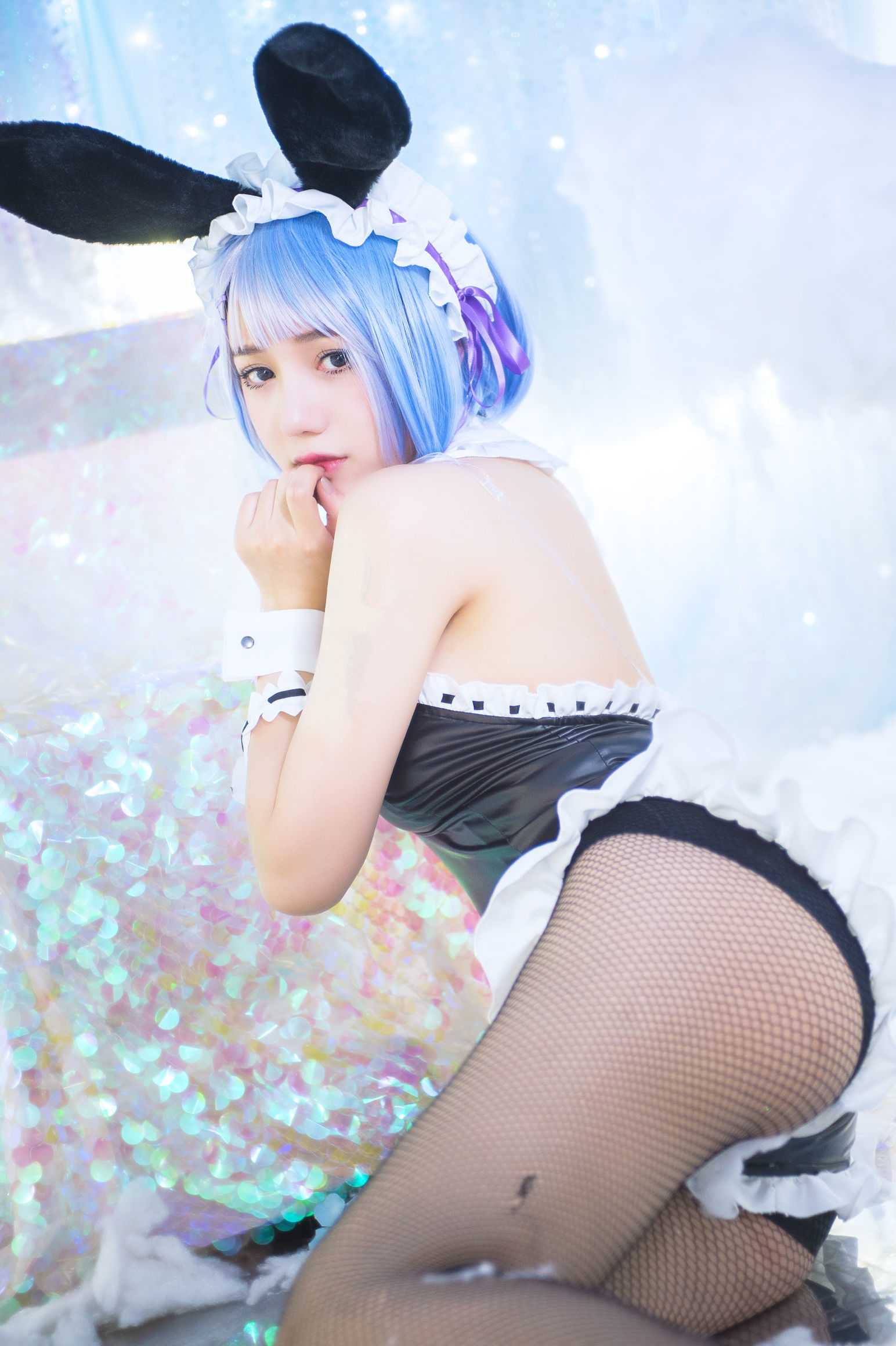 [萝莉COS] 洛丽塔大哥 – 蕾姆兔女郎 [17P]-图丽社