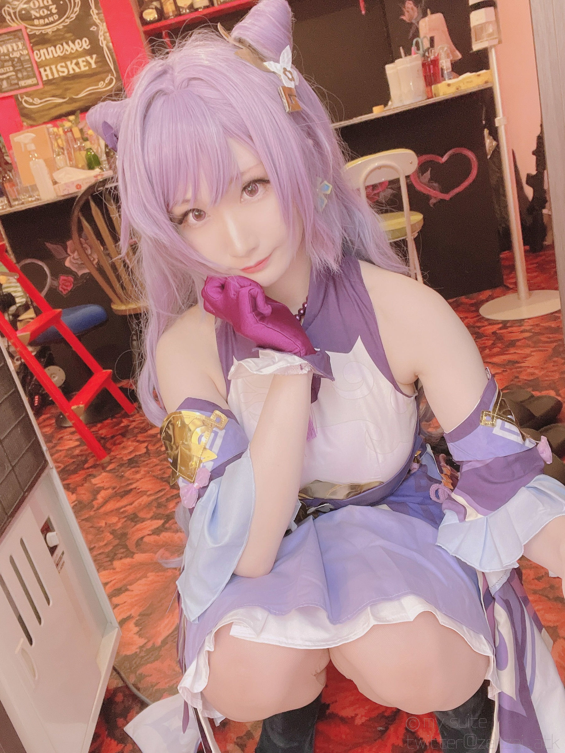 (Cosplay)[my suite] Atsuki あつき – Keqing 刻晴 (Genshin Impact) [47P]插图7