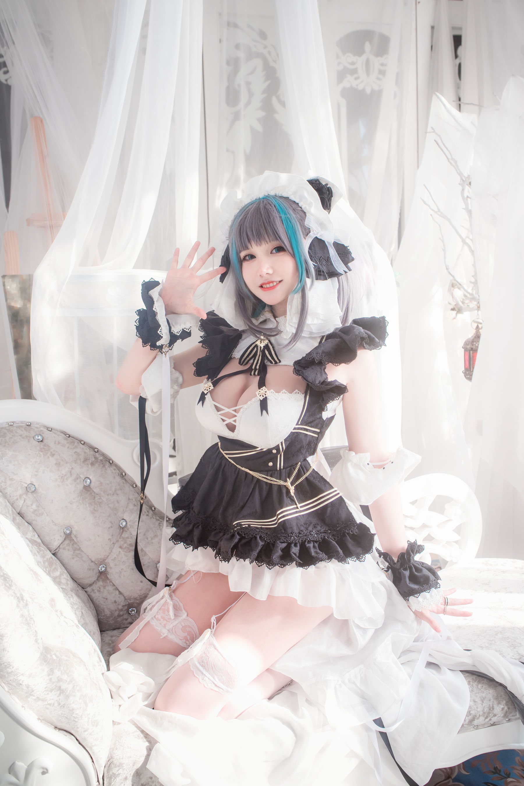 COS妹子仙九Airi – 柴郡女仆 [19P]插图5