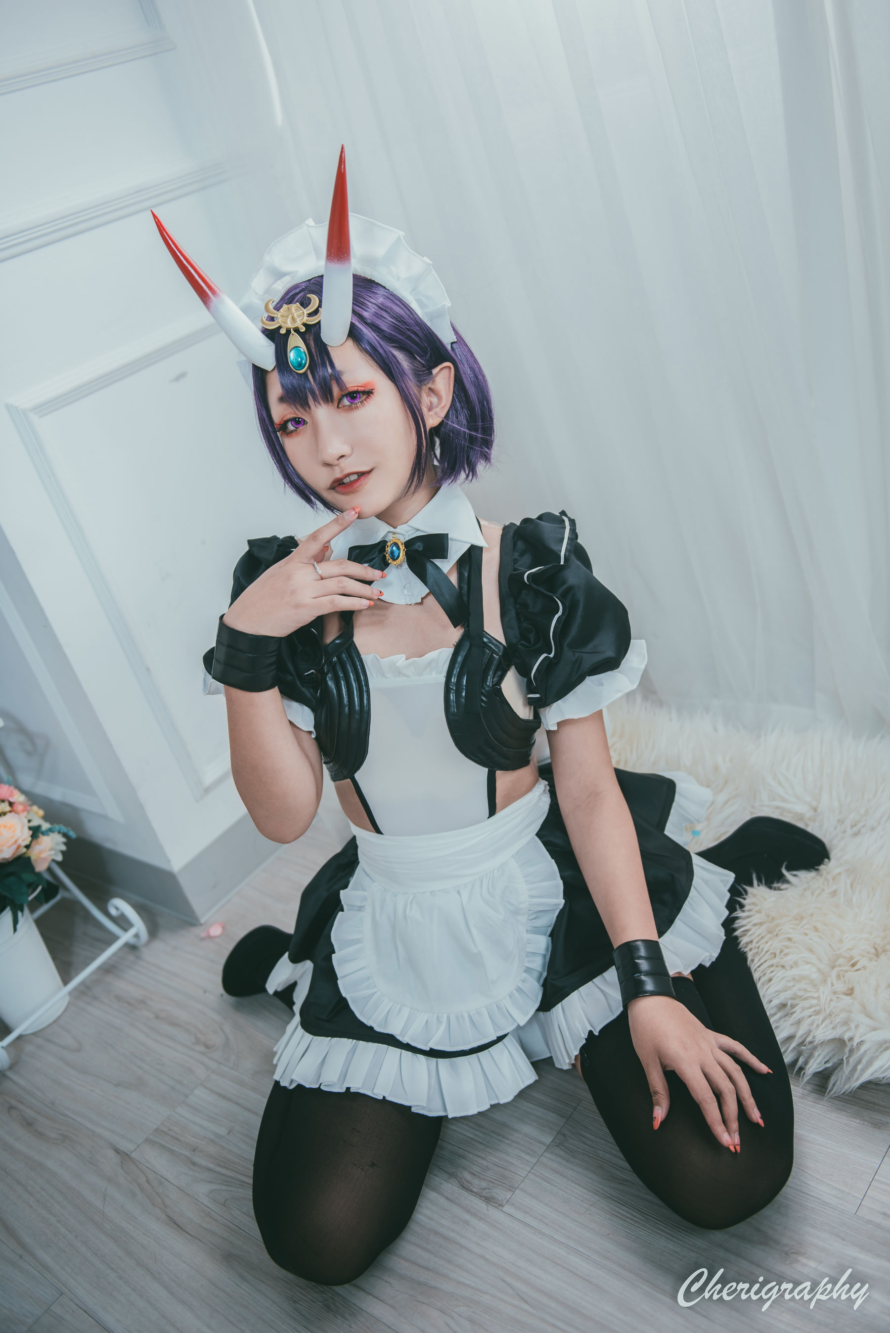 Roroki骷髅姫 – 酒吞女仆 [16P]插图3