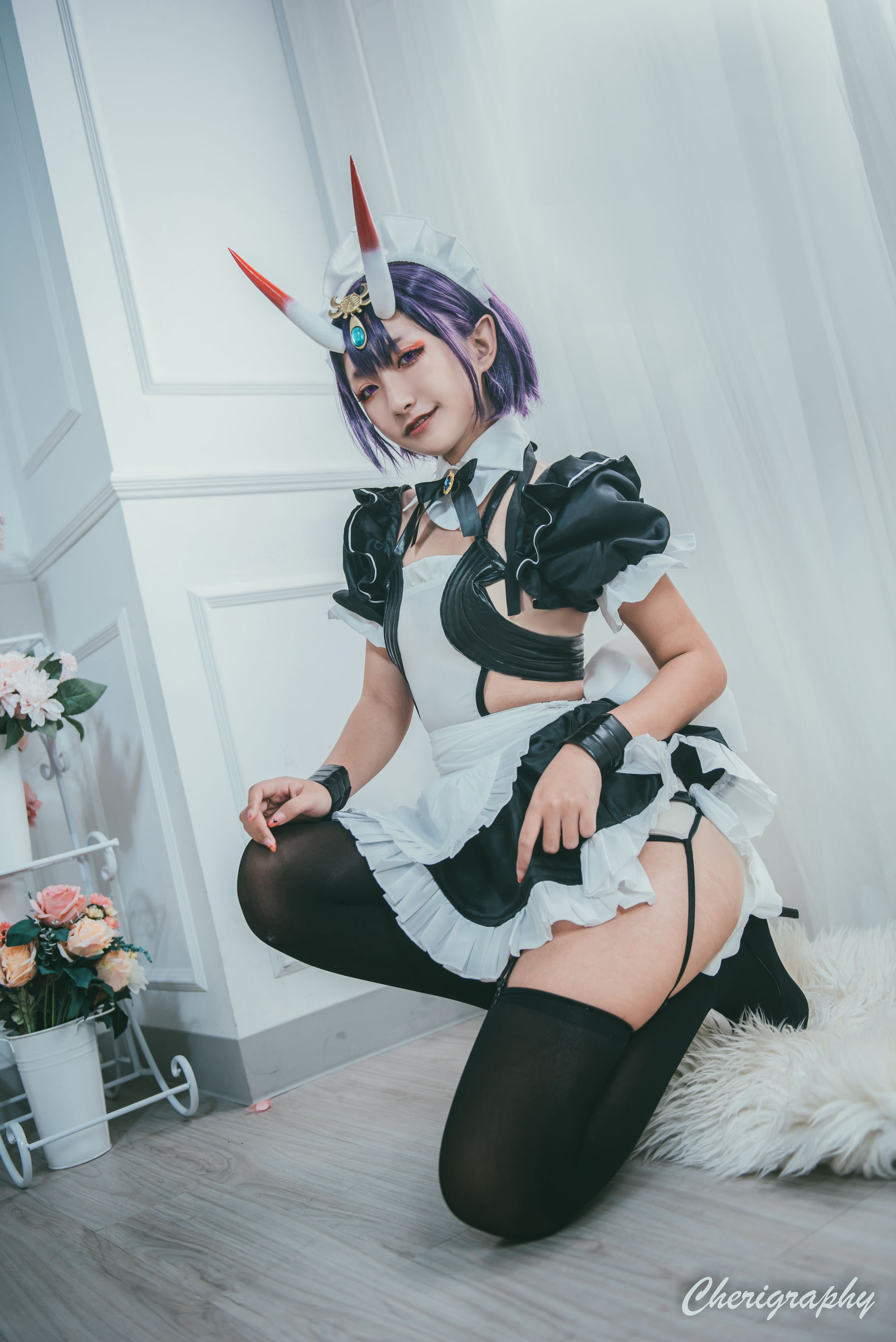  Roroki骷髅姫 – 酒吞女仆 [16P]-图丽社