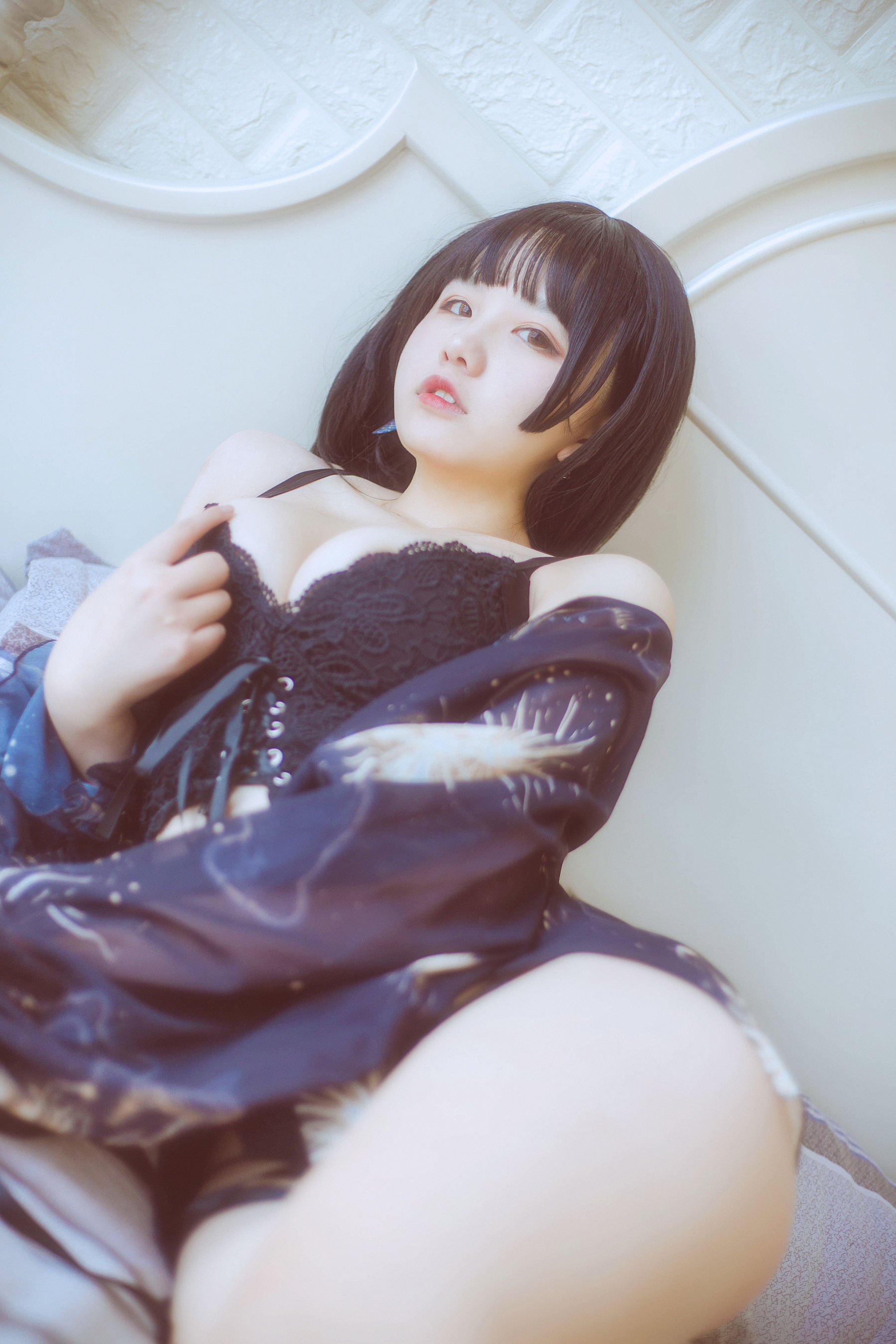 草半半宝宝 – 黑色吊带 [23P]插图7