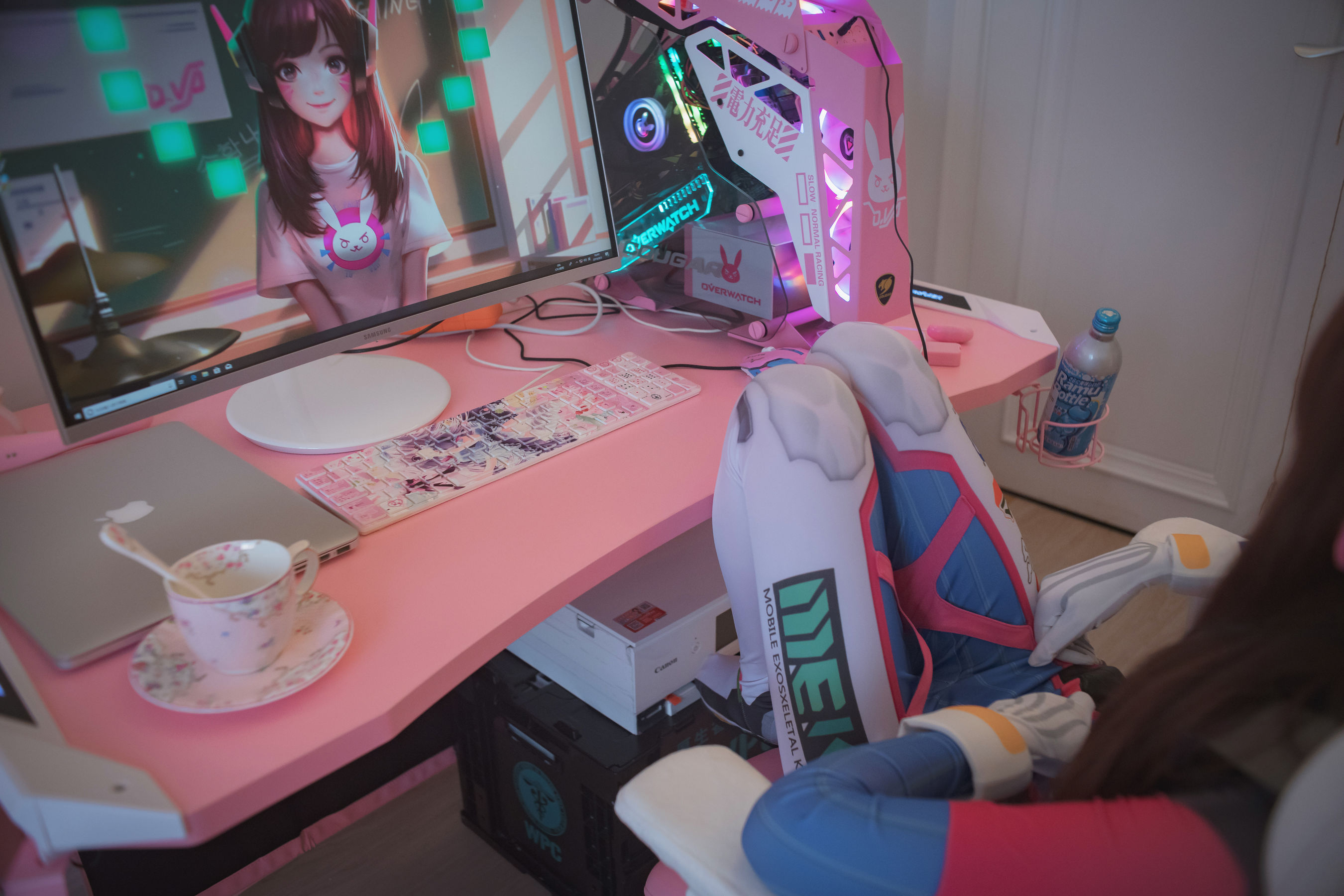 福利姬木花琳琳是勇者 – オーバーウォッチD.VA [52P]插图4