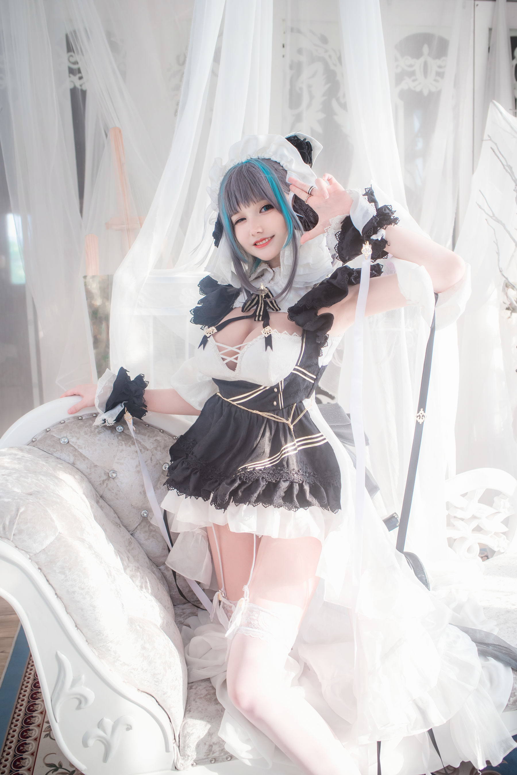 COS妹子仙九Airi – 柴郡女仆 [19P]插图7