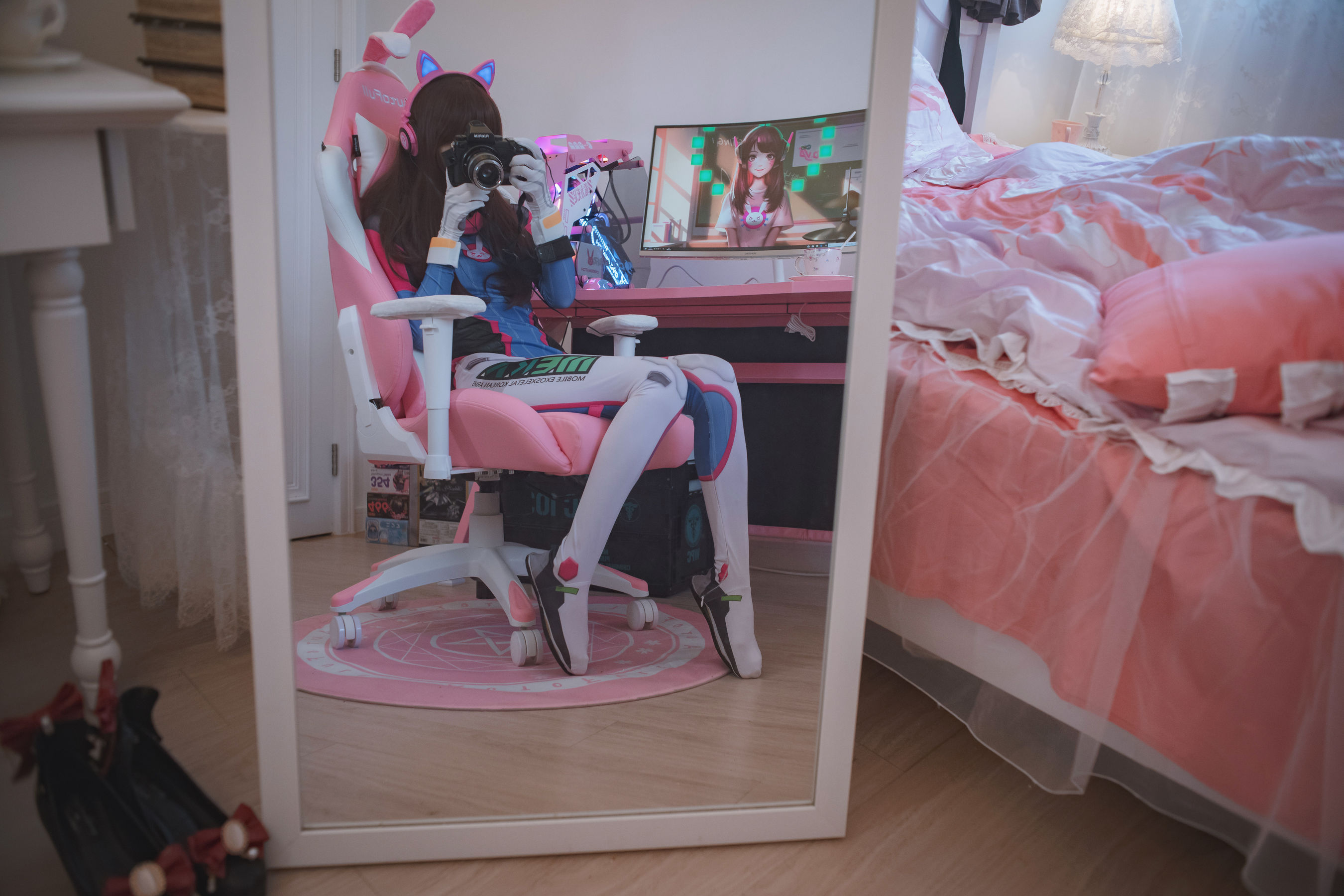 福利姬木花琳琳是勇者 – オーバーウォッチD.VA [52P]插图2