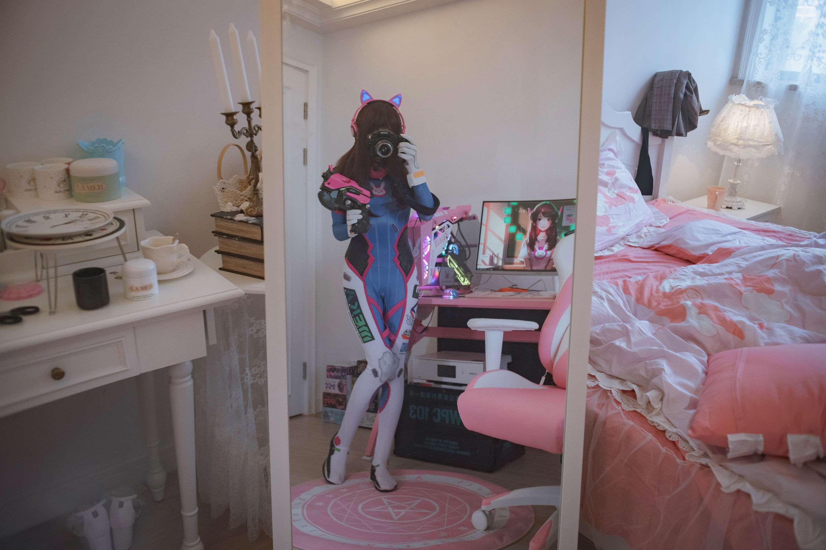 福利姬木花琳琳是勇者 – オーバーウォッチD.VA [52P]插图3