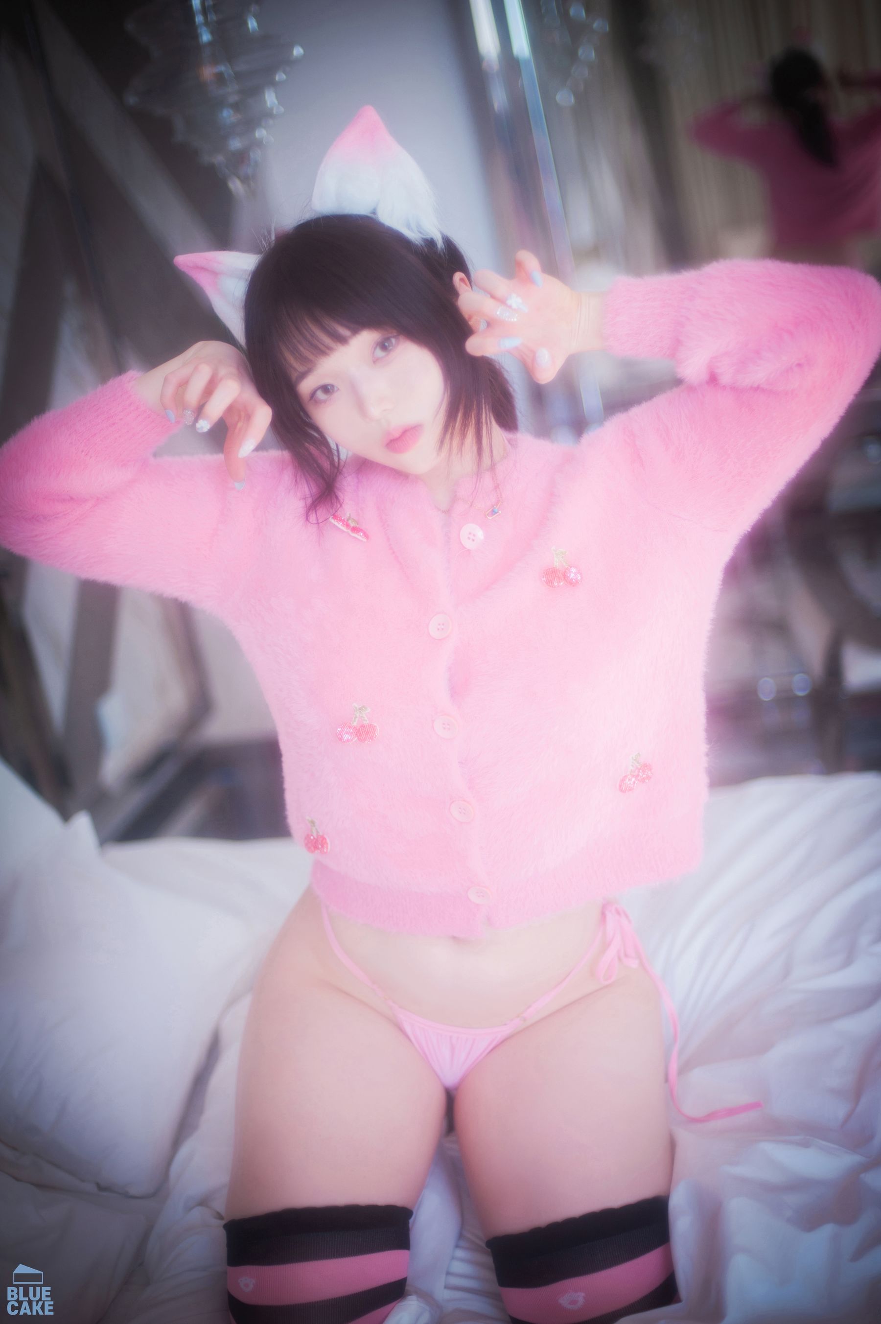 [BLUECAKE] Bambi – Naughty Cats Pink & Mint [168P]-美图馆