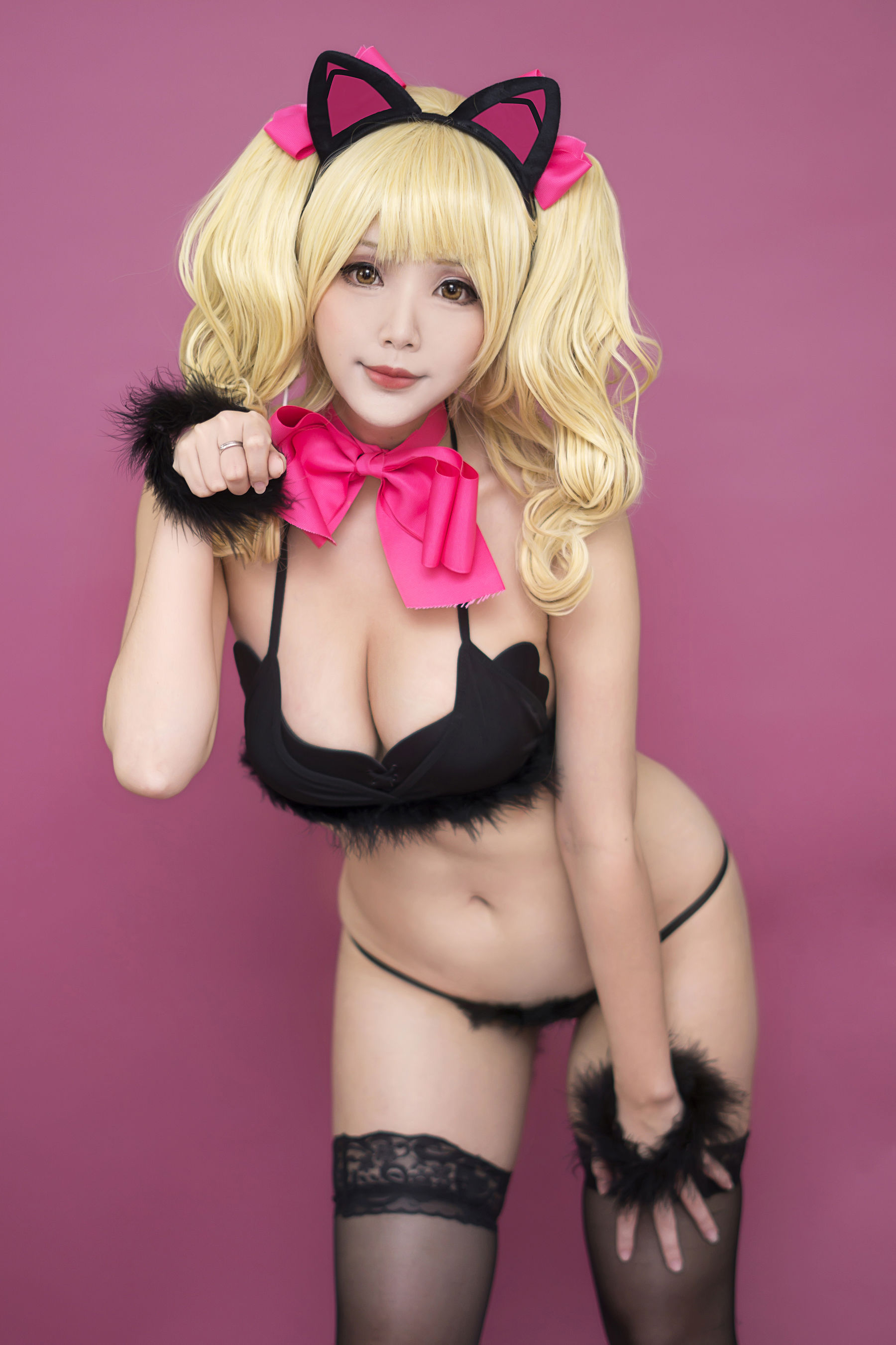 越裔正妹Hana bunny – Black Cat D.Va (Overwatch) [13P]-美图馆