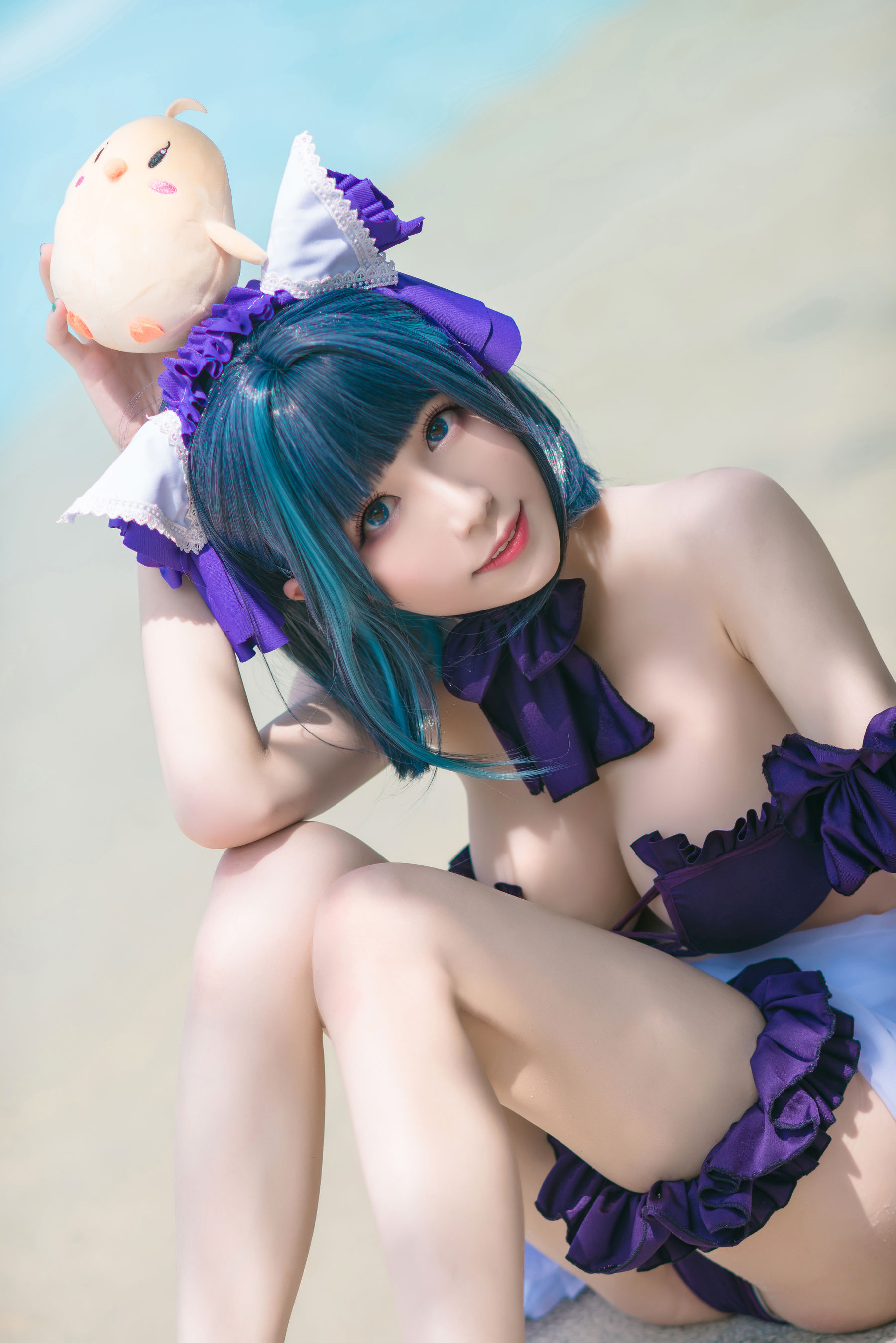 Tomoyo酱 – 碧蓝 柴郡泳装 [18P]插图6