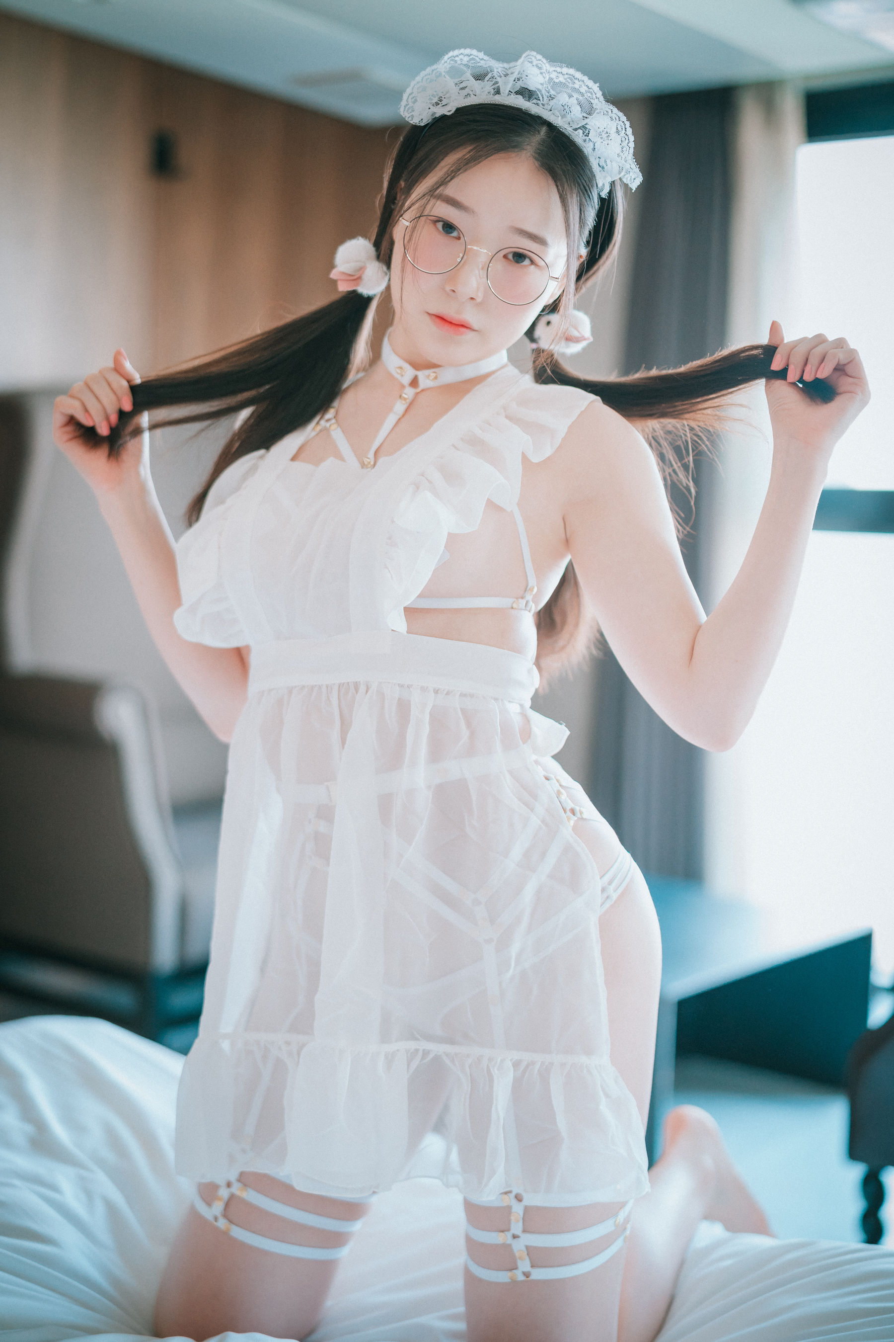 [DJAWA] PIA – Sheer Chiffon Apron [65P]-美图馆