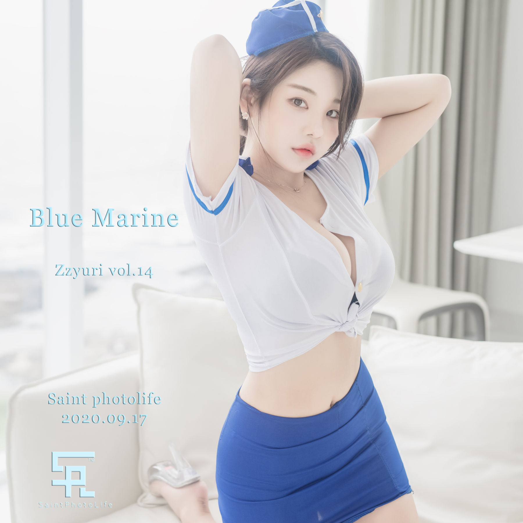 saintphotolife Zzyuri – Vol.14 Blue Marine [61P]-美图馆