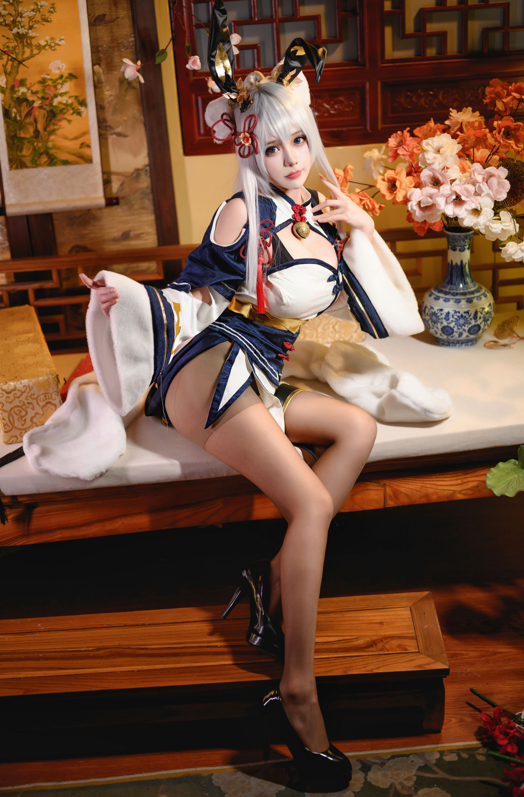 凛子酱 – 旗袍兔兔 [21P]插图6