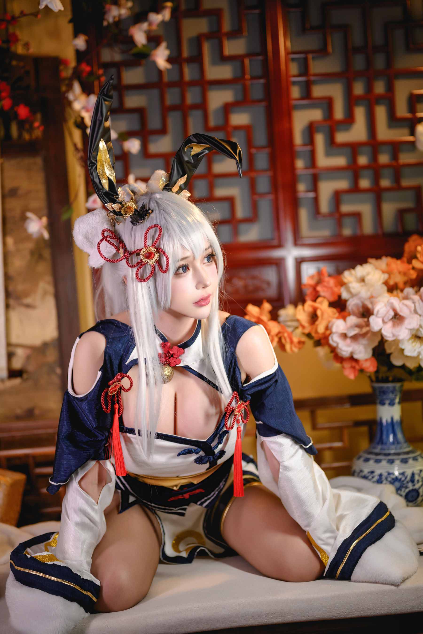 凛子酱 – 旗袍兔兔 [21P]插图9