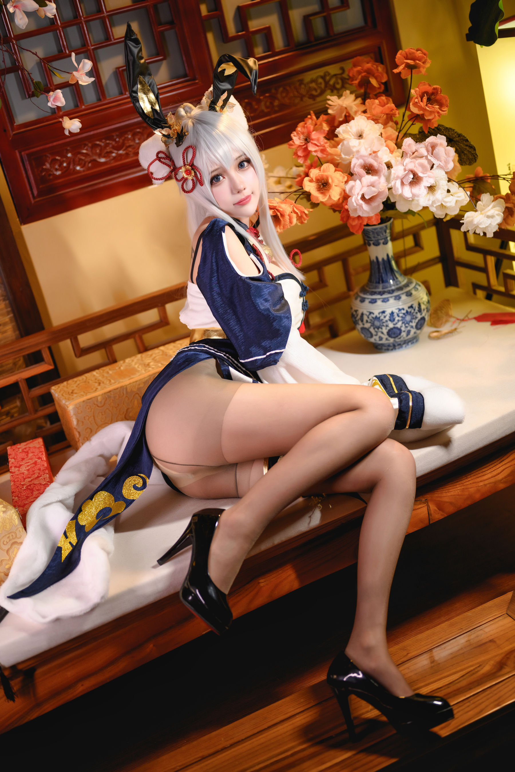 凛子酱 – 旗袍兔兔 [21P]插图11