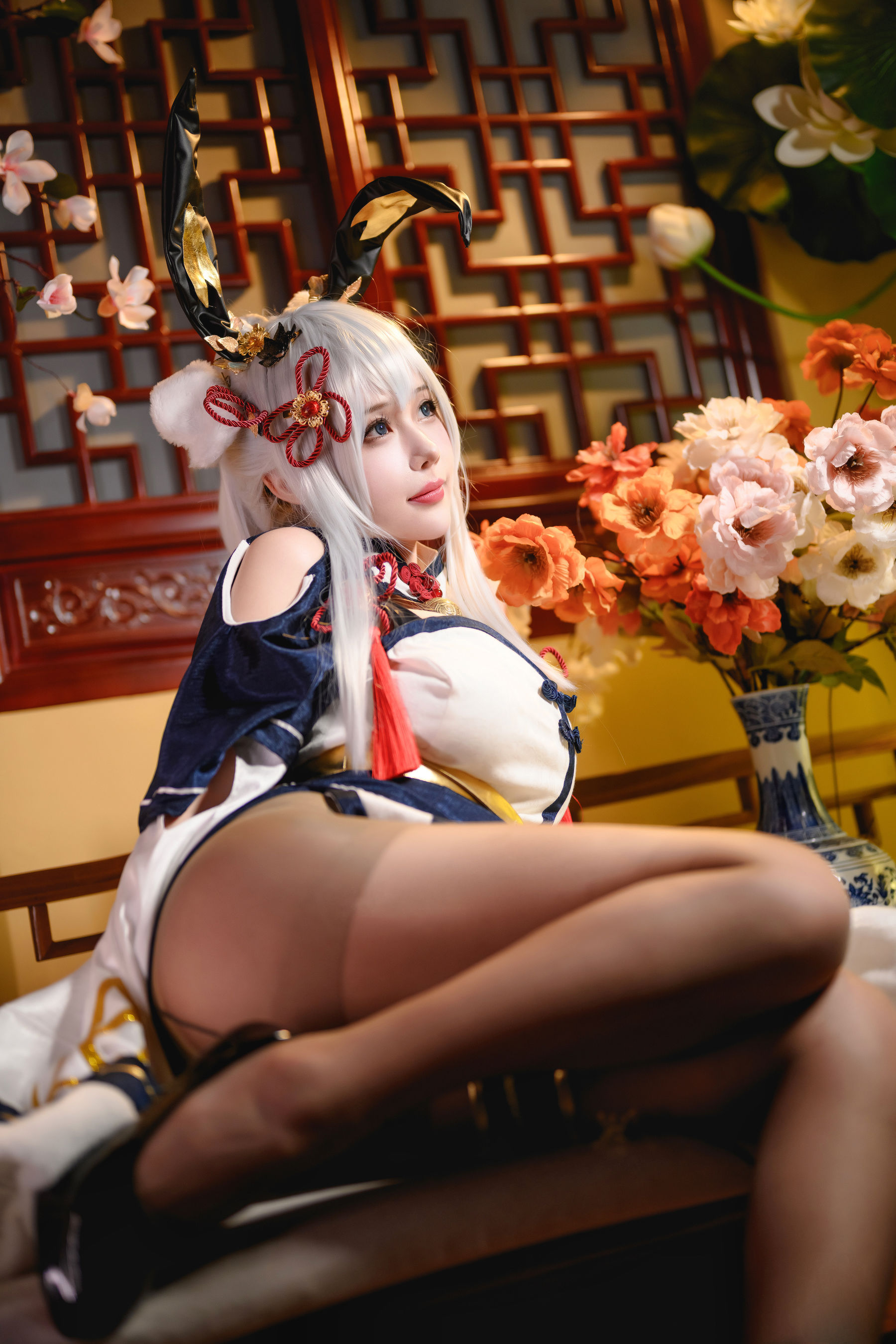 凛子酱 – 旗袍兔兔 [21P]插图8