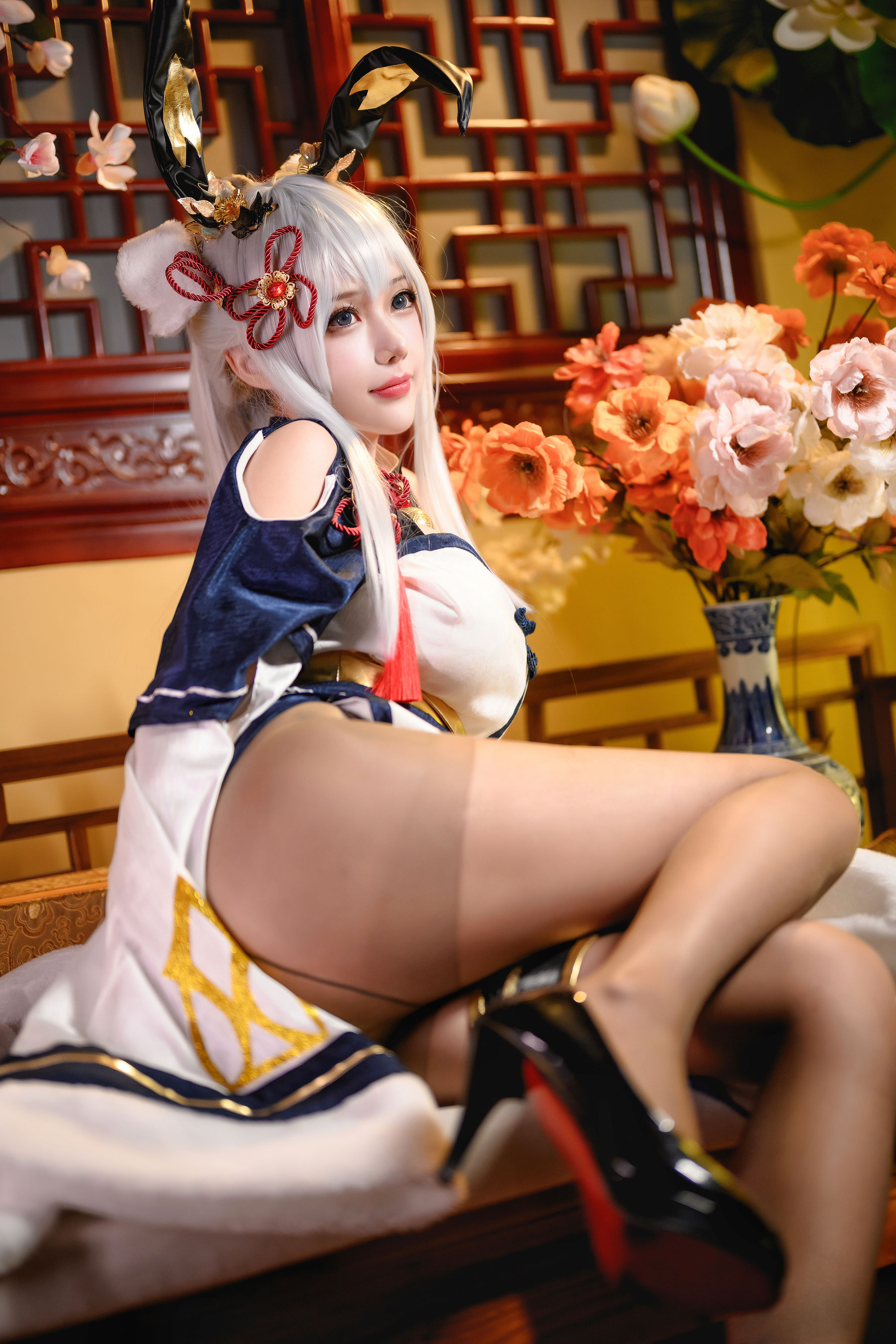 凛子酱 – 旗袍兔兔 [21P]插图7
