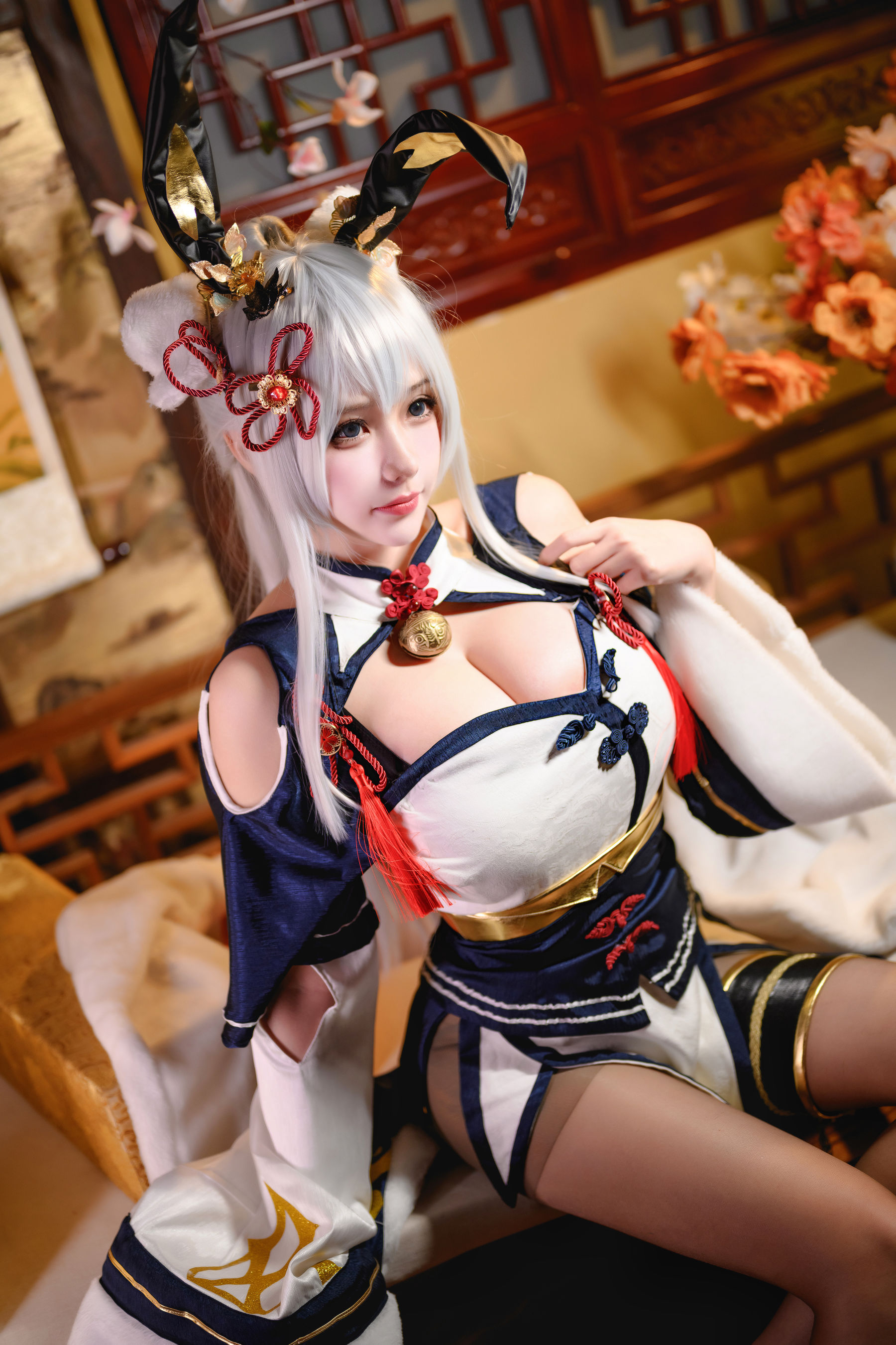 凛子酱 – 旗袍兔兔 [21P]插图3